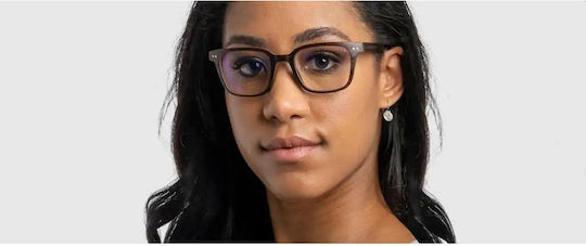Computer Glasses Gunnar Muir Ebony Wood Amber