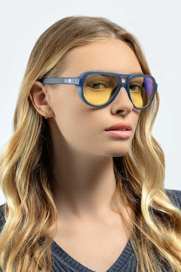 Computer Glasses Gunnar Alienware Roswell Conspiracy Blue Amber