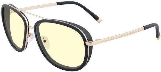 Computer Glasses Gunnar Dume Gold Amber