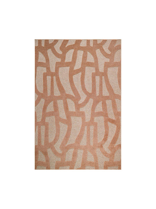 Правоъгълен Оранжев Килим 100x140см