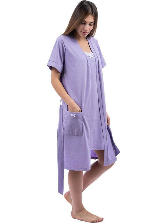 Dustin Summer Women's Robe Lilac