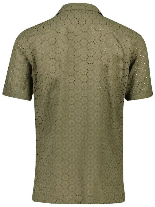 Κοντομάνικο Πουκάμισο Camo Πράσινο