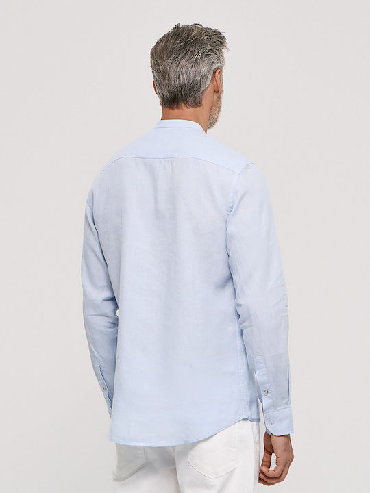 Long Sleeve Shirt in Regular Fit Light Blue