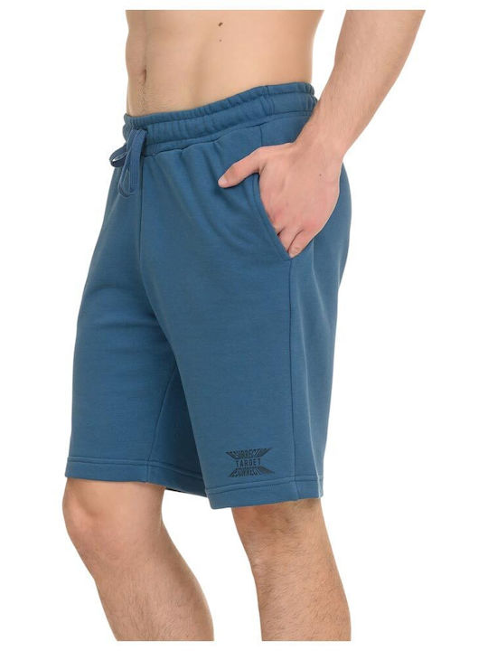French Terry Men's Bermuda Turquoise