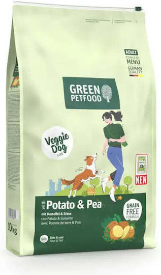 Green Petfood 10kg Dry Food for Adult Dogs with Potatoes