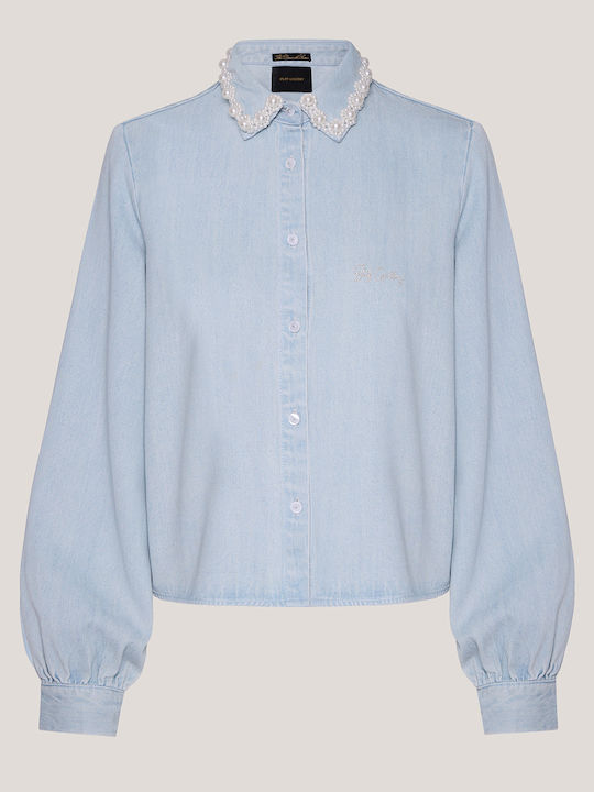 Long Sleeve Women's Denim Shirt Blue 62-003.055.N0000