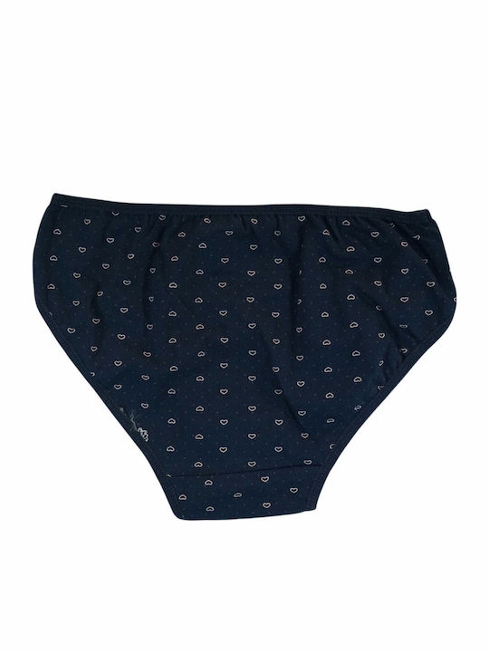 A.D.N Sweet Blue Hearts Kids Blue Panties