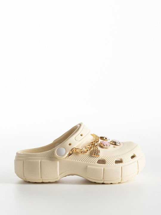 Kids Beach Clogs Beige PK26-151-1174-31-BEZ