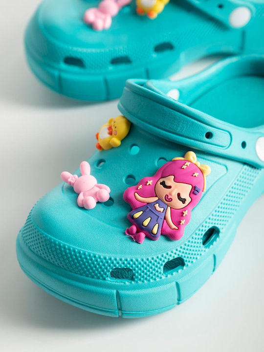 Kids Beach Clogs Turquoise ΠK26-151-0141-1-TYRKOUAZ