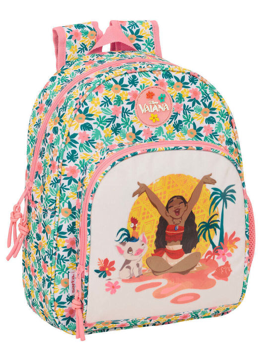 Vaiana Schulranzen Rucksack Mehrfarbig 28 x 10 x 34cm