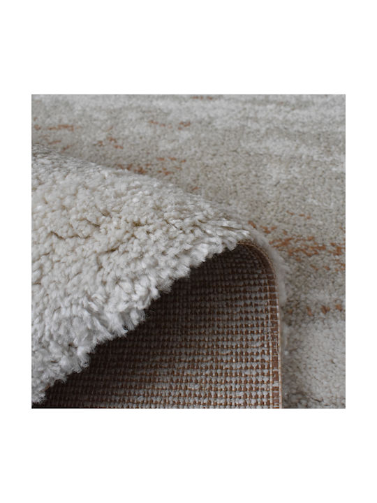 Geometric Attic Living Room Rug Rectangular Brown 160x230cm