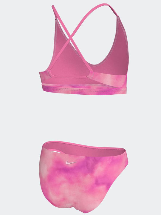 Nike Lace Up Kids Swimwear Bikini Pink