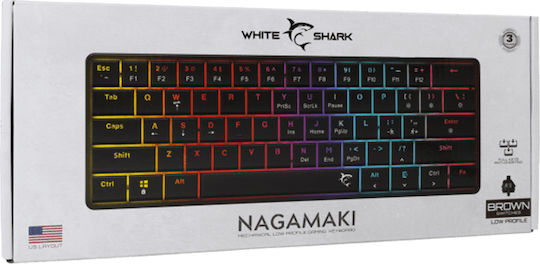 White Shark GK-006131 Gaming Mechanical Keyboard with RGB Lighting (English US)