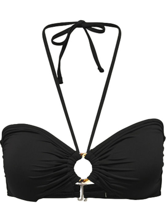 Strapless Bikini Top Μαύρο