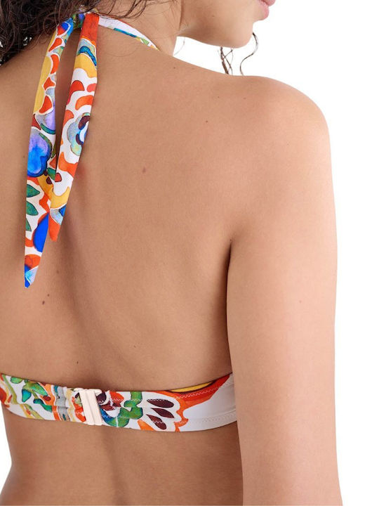 Bikini Σουτιέν με Ενίσχυση Λευκό