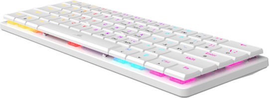 White Shark GK-006221 Gaming Μηχανικό Πληκτρολόγιο με RGB φωτισμό (Αγγλικό US) Μπλε