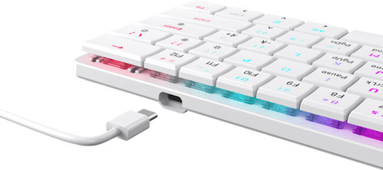 White Shark GK-006221 Gaming Μηχανικό Πληκτρολόγιο με RGB φωτισμό (Αγγλικό US) Μπλε