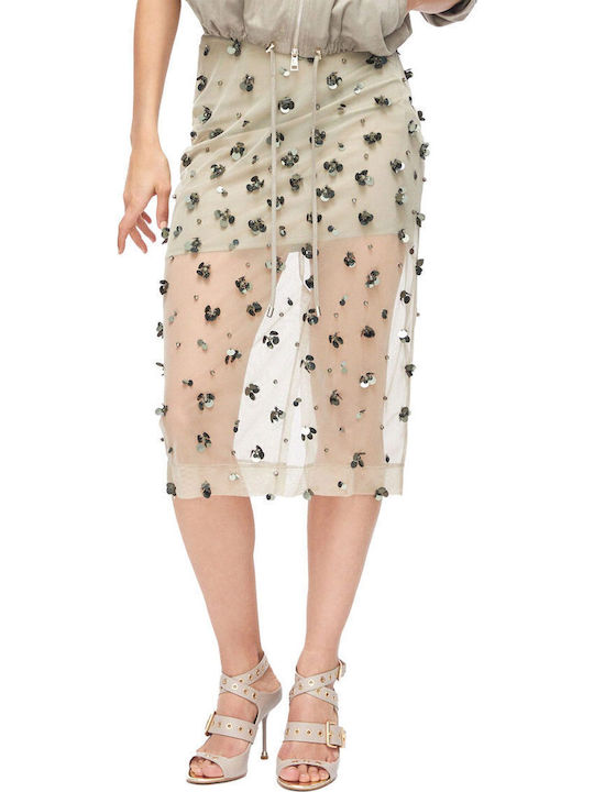 Midi Skirt Khaki