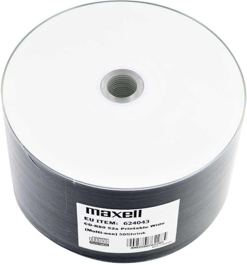 Cd-r80 Maxell 25 Pk Printable 52 Speed Cake Box