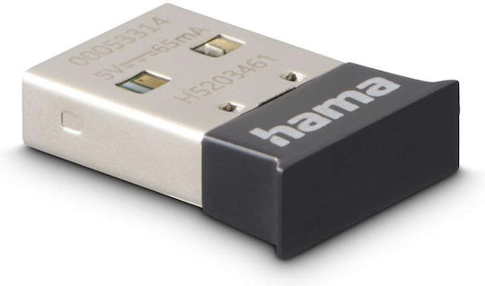 Hama Bluetooth Нано Адаптер Версия 5.4 Клас 2 До 10м