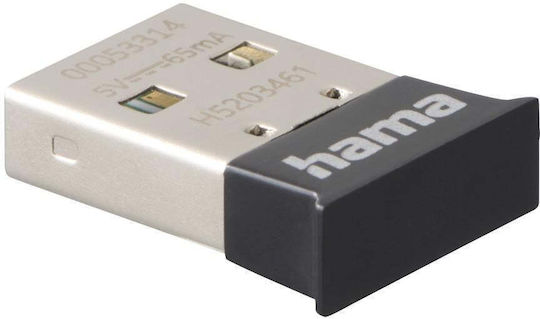 Hama Bluetooth Нано Адаптер Версия 5.4 Клас 2 До 10м
