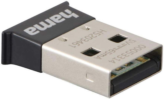 Hama Bluetooth Нано Адаптер Версия 5.4 Клас 2 До 10м