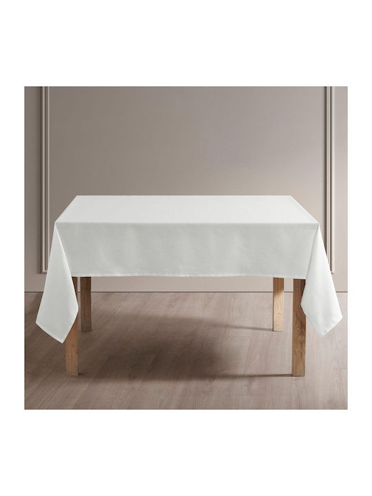 Kotonia Home Покривка за маса Памучна Бяла 140x140 см