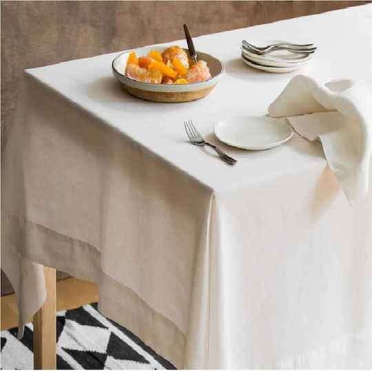 Kotonia Home Față De Masă Din Bumbac Alb 180x320 Cm