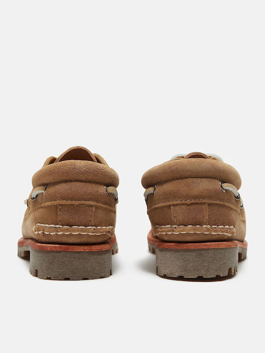 Women's Boat Shoes in Beige Colour