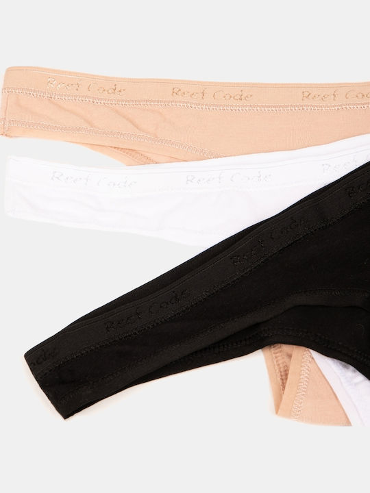 Γυναικεία String 3Pack Μπεζ