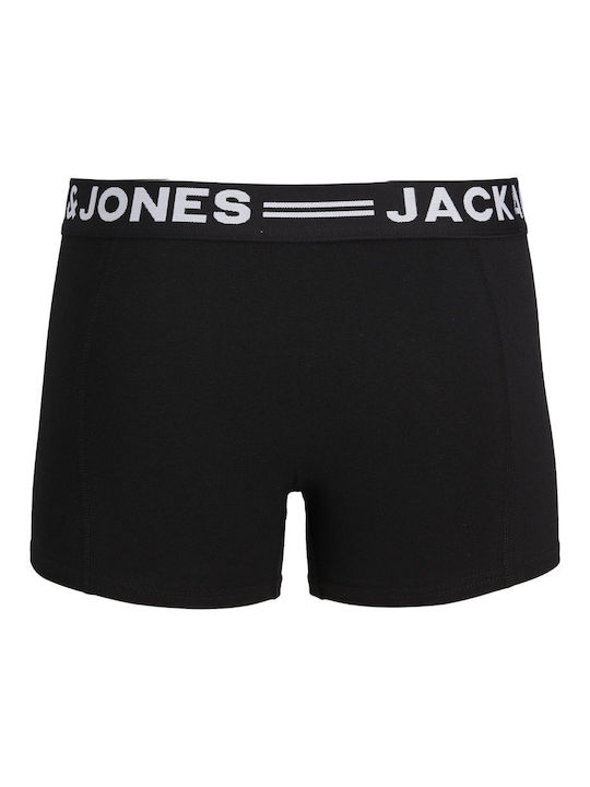 Jack & Jones Boxeri Pentru Bărbați Black 3Pack