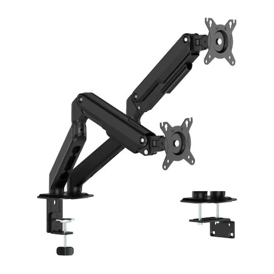 Sbox База За Бюро За 2 Монитора До 32" С Рамо (LCD-S024-3)