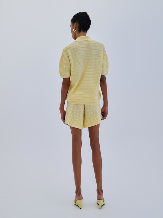 Ανδρική Ζακέτα Πλεκτή Yellow