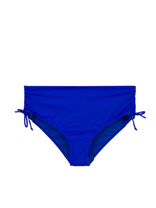 Plus Size Дамски Бански Bikini С Банели Ethnic Син