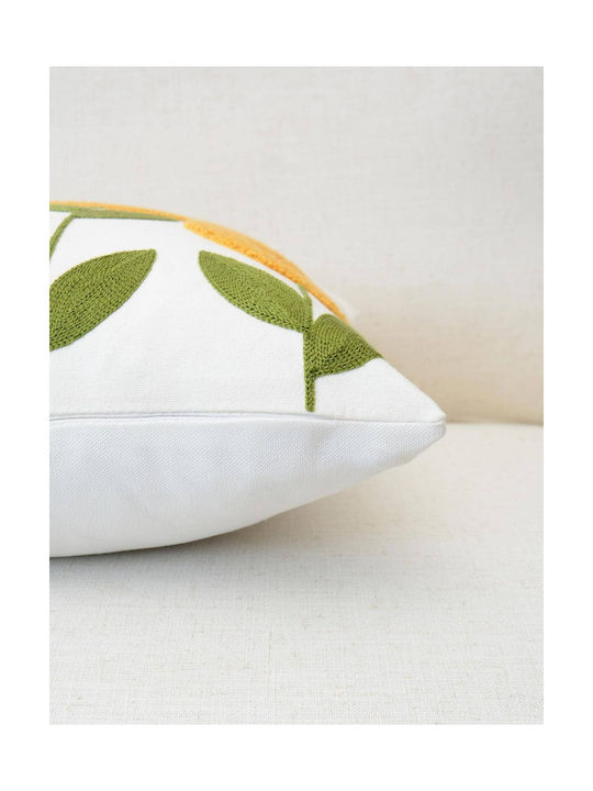 FRIPIA Față De Pernă Decorativă Galbenă 45x45cm
