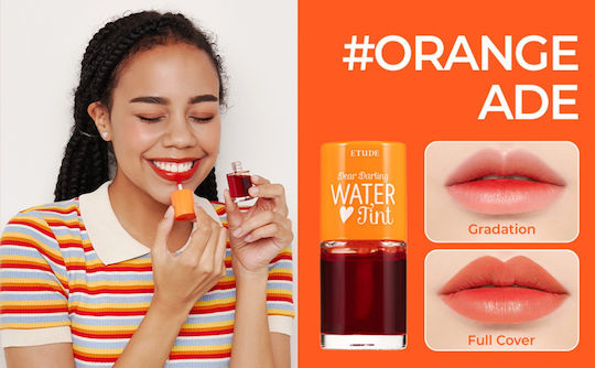 Etude Dear Darling Lippenstift Lang anhaltend Metallisch #01 Strawberry Ade 9gr