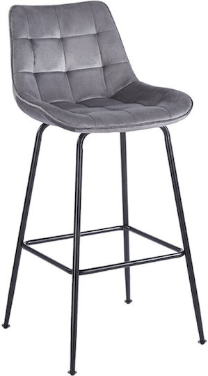 Σκαμπό Μπαρ Ermina Grey 49x50x75εκ. Σκαμπό Μπαρ Ermina Grey 49x50x75εκ.
