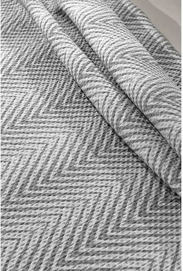 Guy Laroche Vera Set Paturi & Cuverturi Pat Superdublu Microfibra Gri Fumuriu 220x240cm 2 Bucăți