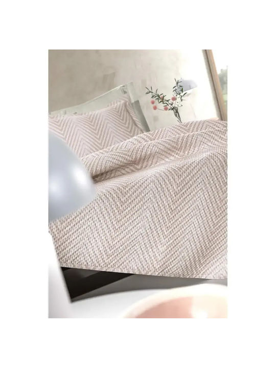 Guy Laroche Vera Tagesdecken Übergröße aus Polyester Beiges 220x240cm 2Stücke