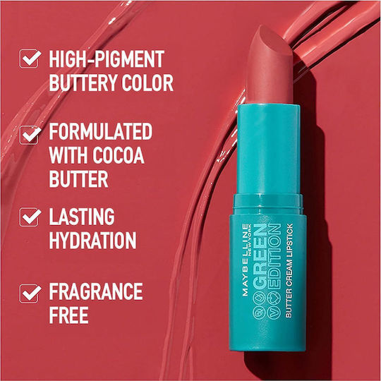 Maybelline Green Edition Ruj 012 Shore 10gr