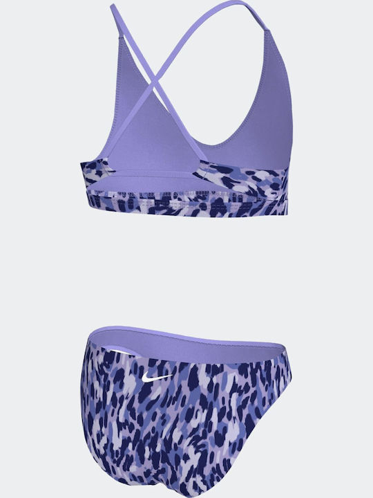 Nike Lace Up Kids Swimwear Bikini Purple