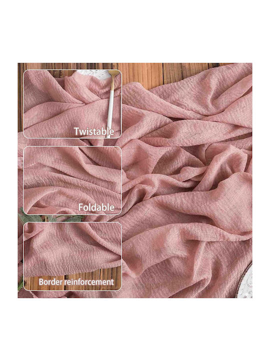 Tischdecke Boho Rosa 90x300cm