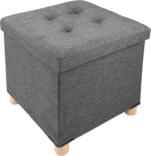 Scaun Suport pentru picioare Cu spațiu de depozitare Gray 38x38x38buc