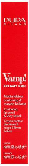 Pupa Vamp! Creamy Duo Κραγιόν Matte