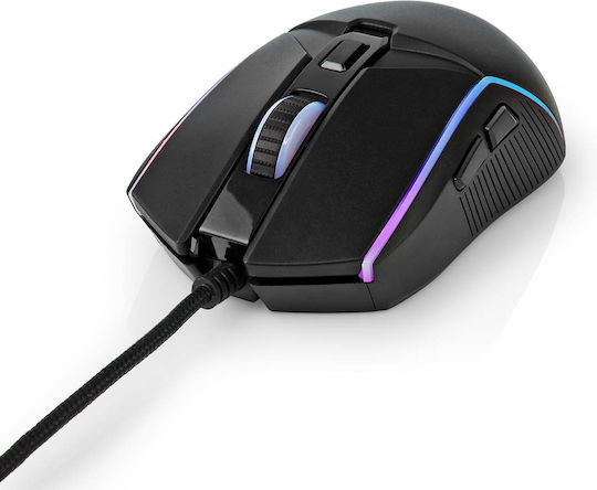 Nedis GMWD510BK RGB Gaming Ποντίκι 7200 DPI Μαύρο