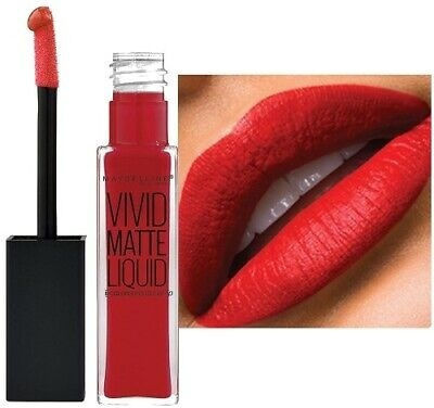 Maybelline Vivid Matte Liquid Liquid Lipstick Matte 35 Rebel Red 8ml