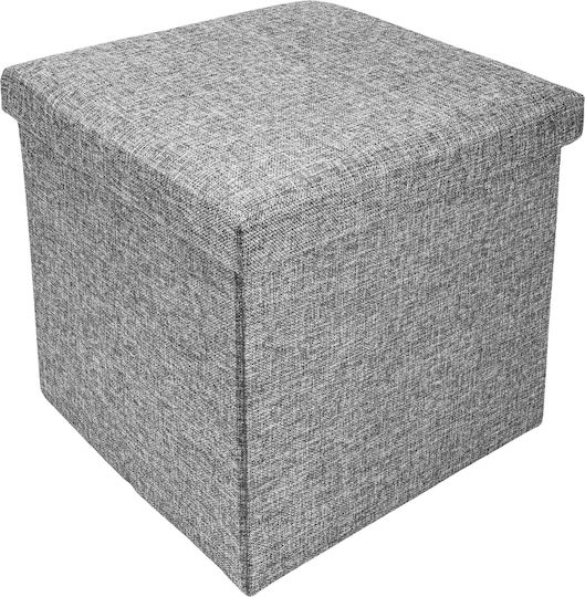 Scaun Suport pentru picioare Cu spațiu de depozitare Gray 37x37x37buc
