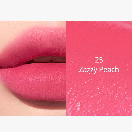 Peripera Ink Airy Velvet Υγρό Κραγιόν Velvet 25 Zazzy Peach 4gr