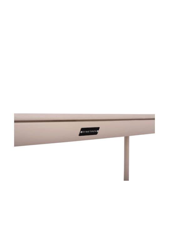 Symetron Esszimmer- und Küchentisch Aluminium Crem 240x100x76cm
