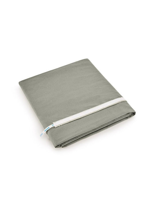 Bassetti Bettlaken für Einzelbett 175x200cm Grau